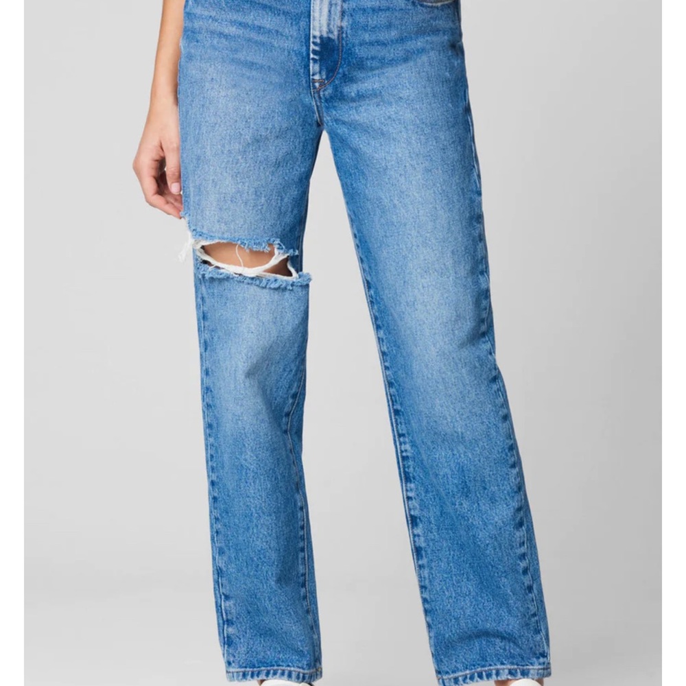 Blank NYC The Howard Loose Fit Jean W/ Rips Size XS - Picture 10 of 12